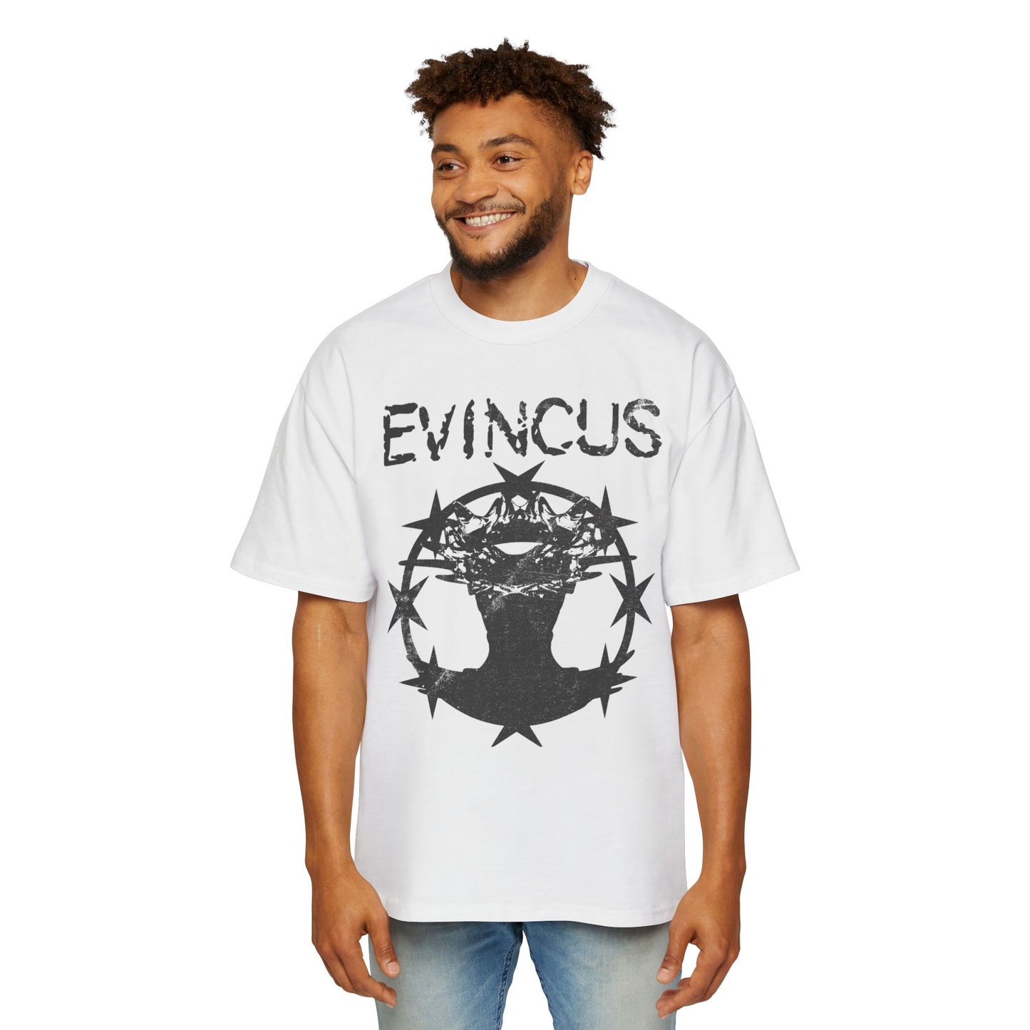 Evincus DONT JUST EXIST Oversized Tee