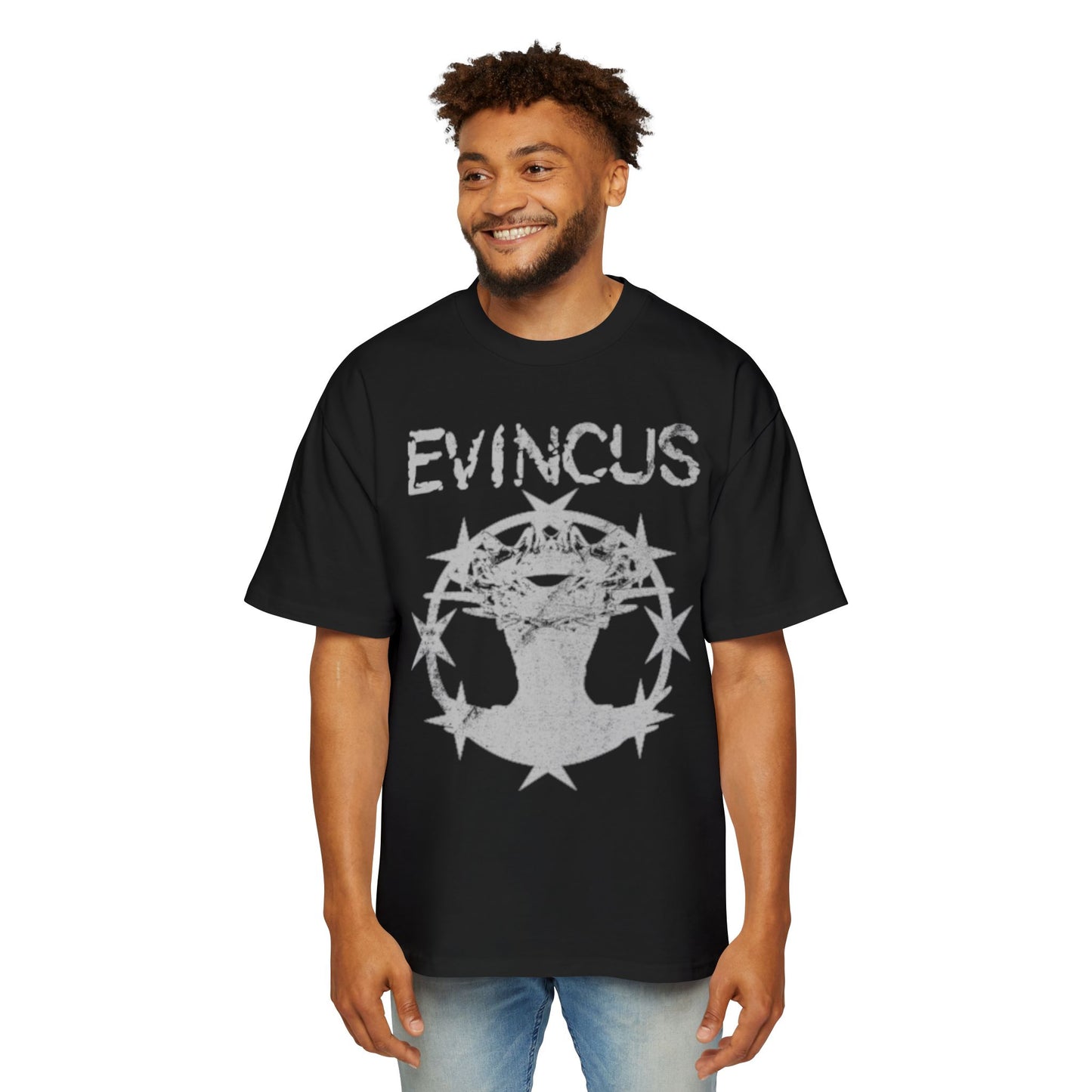 Evincus DONT JUST EXIST Oversized Tee