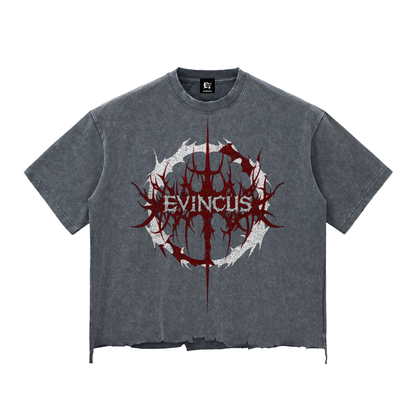 EVINCUS MADE FOR CHAOS DISTRESSED TEE