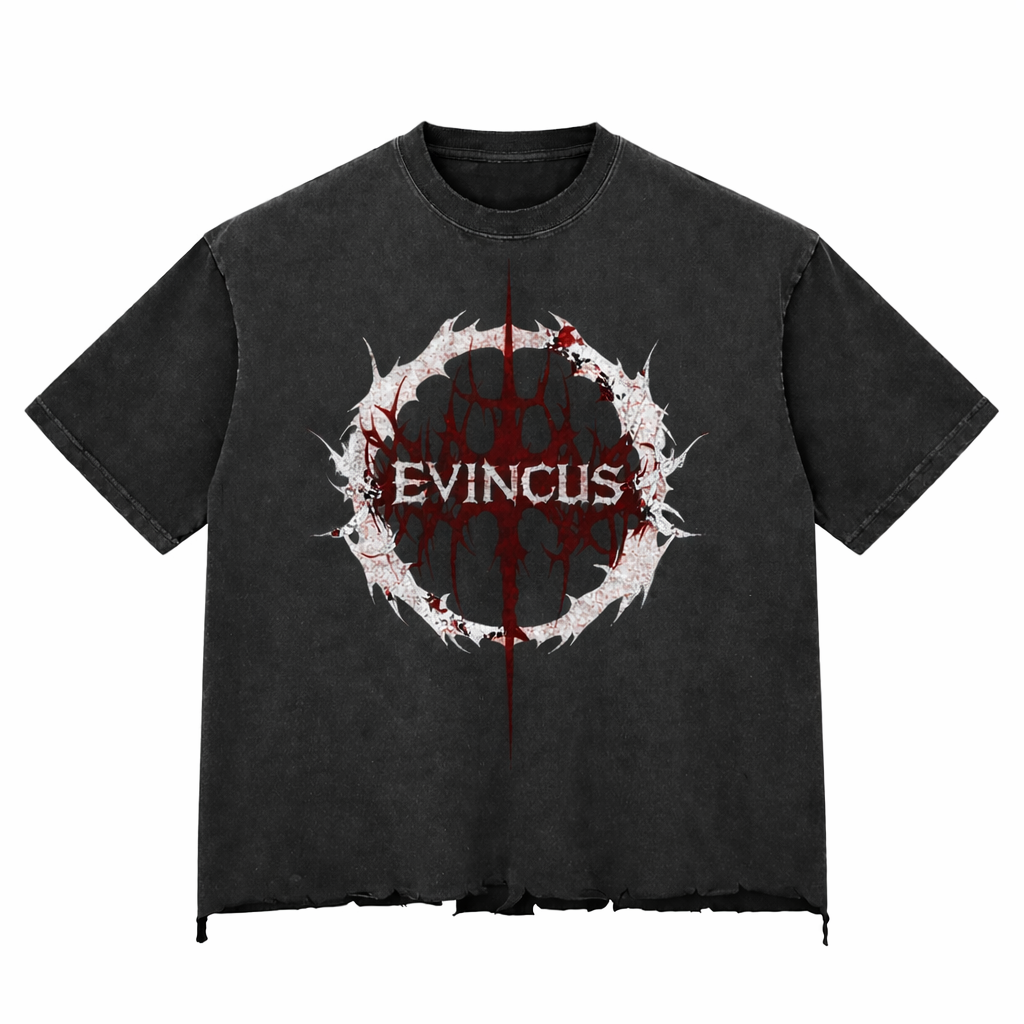 EVINCUS MADE FOR CHAOS DISTRESSED TEE