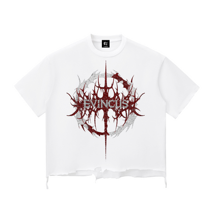 EVINCUS MADE FOR CHAOS DISTRESSED TEE